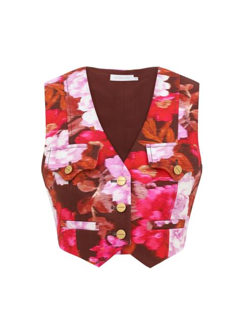 LUNA PRINTED DRILL WAISTCOAT