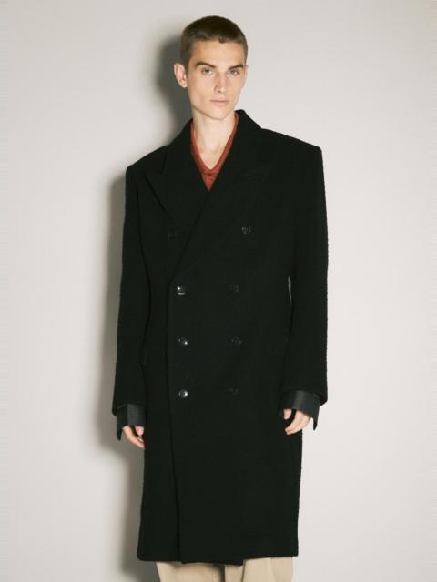 Double-Breasted Shirt Overcoat