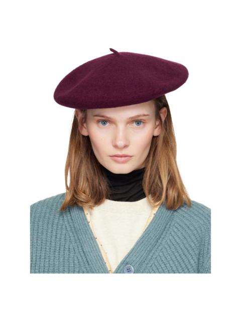 Burgundy Kijima Takayuki Edition Wool Beret