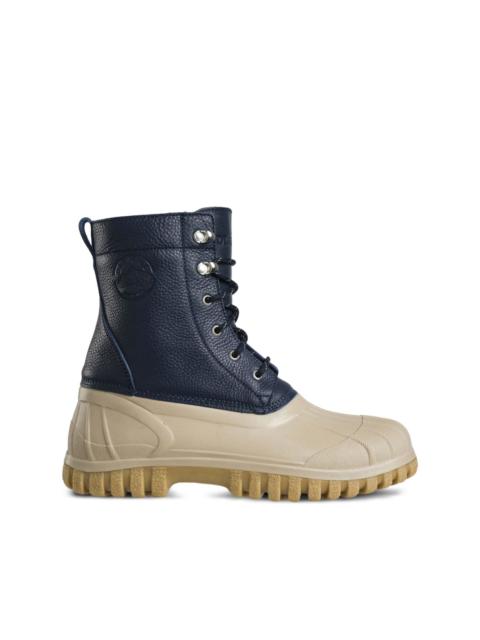 Antra leather lace-up combat boots