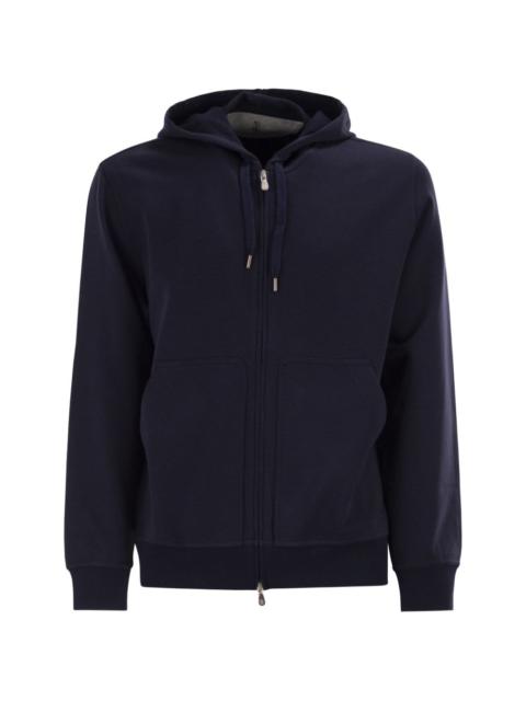zip-up hoodie