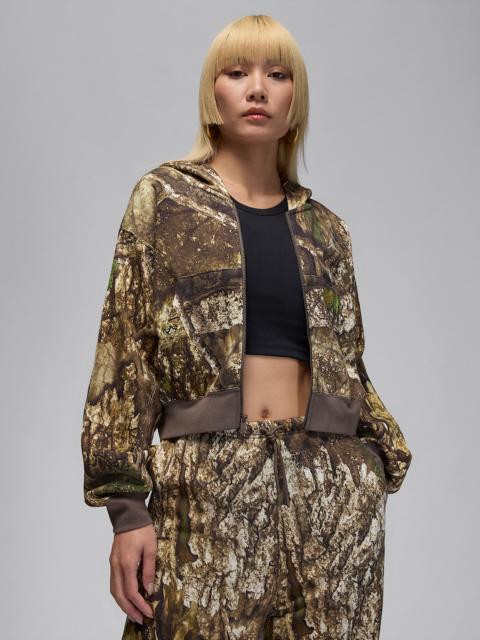 Jordan Brooklyn Fleece Women's Realtree Mod Crop Full-Zip Hoodie