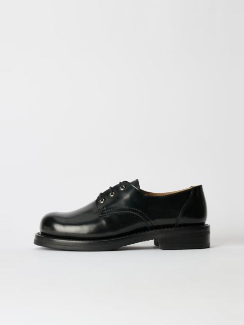 Reception Shoe Glazed Black Leather