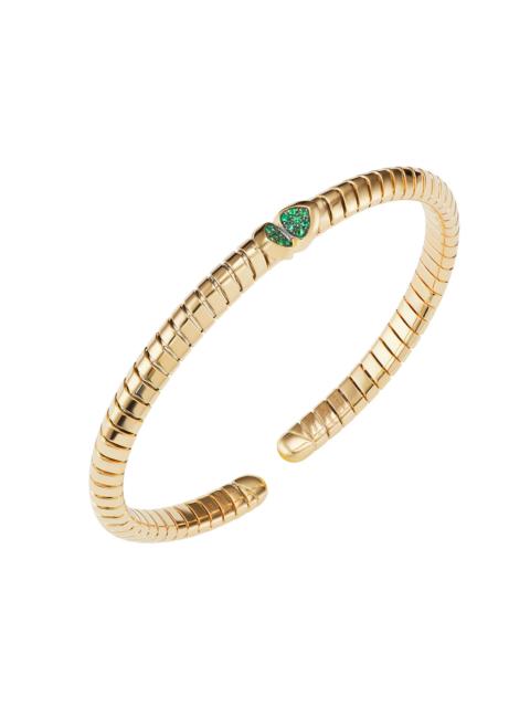 Emerald Trisolina Bangle Bracelet
