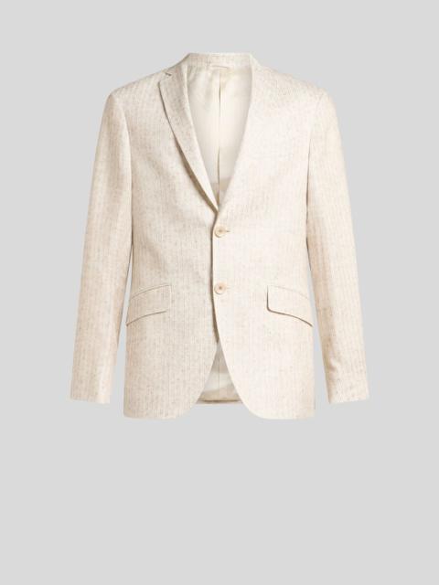 MICRO-PATTERNED JERSEY BLAZER