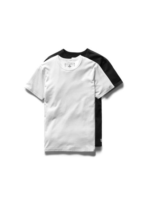 Cotton Jersey T-Shirt 2 Pack White/Black