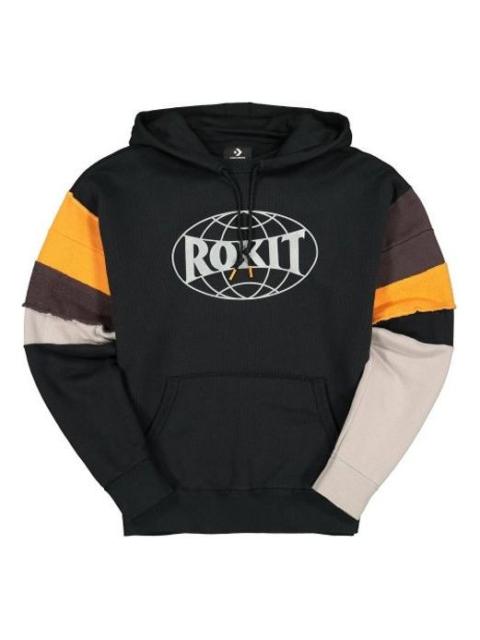 Men's Converse x Rokit Pullover Crossover Splicing Black 10019279-A01