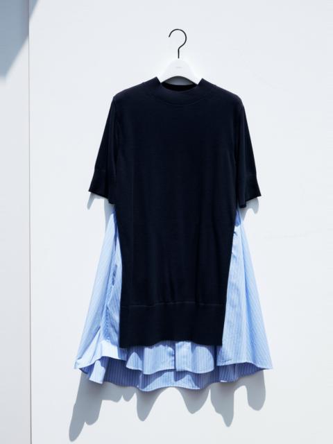 Poplin x Knit Dress