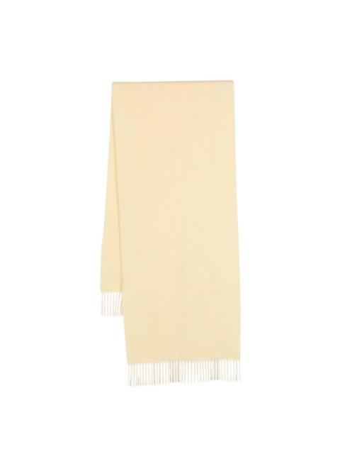 fringed-edge brushed scarf