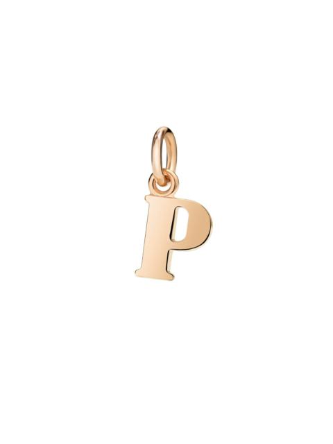 ROSE GOLD LETTER P CHARM