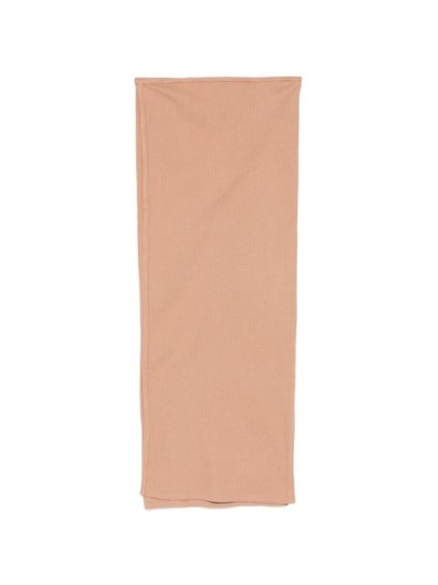 ribbed-knit maxi skirt