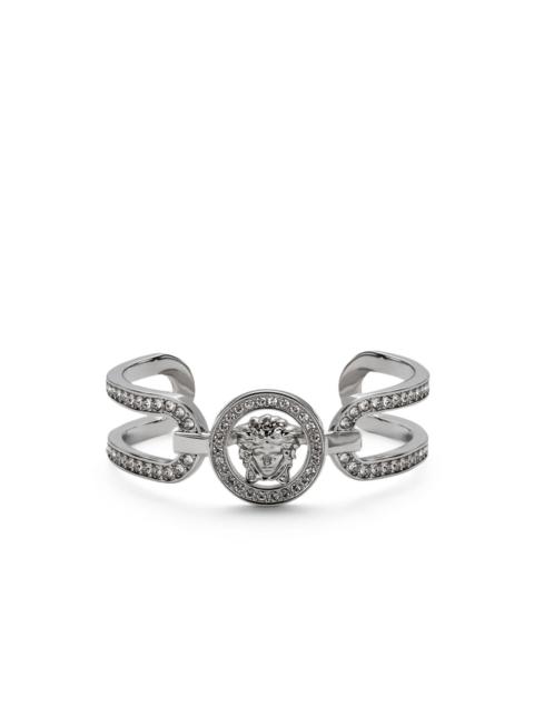 Medusa '95 crystal-embellished cuff bracelet