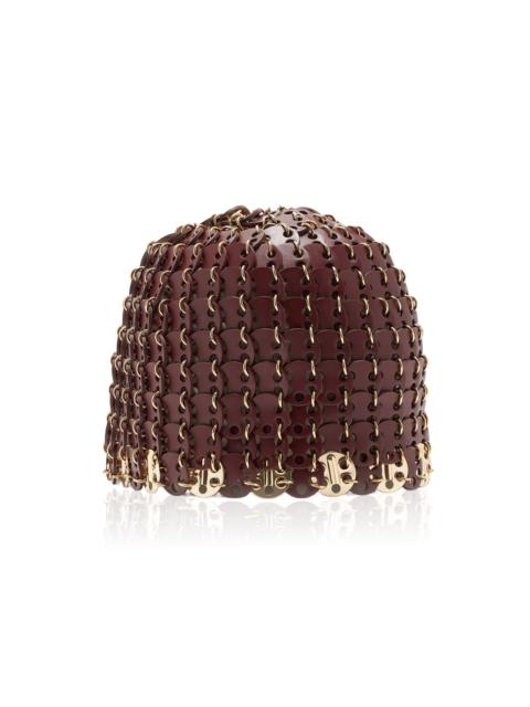 Leather Chainmail Cap metallic