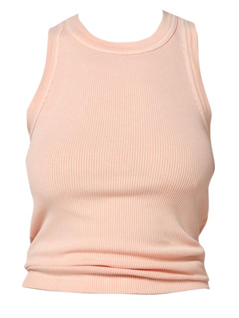 Isabel Rib Tank - Melon Crème