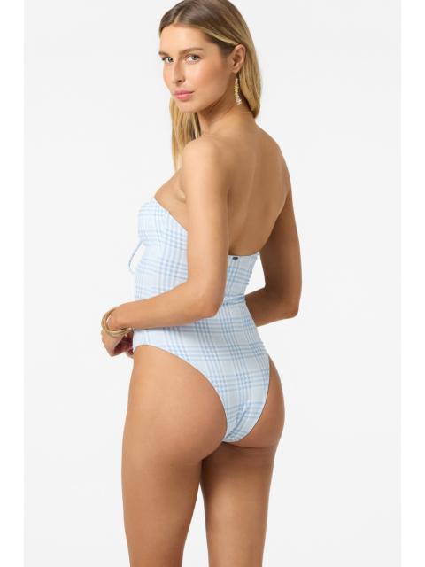 Catamaran Plaid Poolside One-Piece