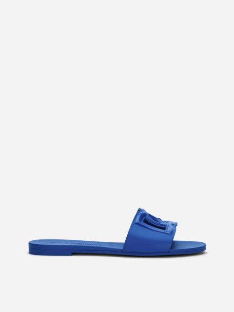 Rubber beachwear sliders