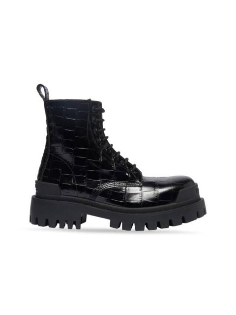 Women's Strike 20mm Lace-up Boot in Black