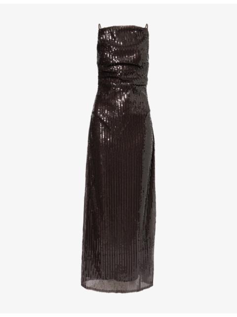 Romilly Sequin Woven Maxi Dress