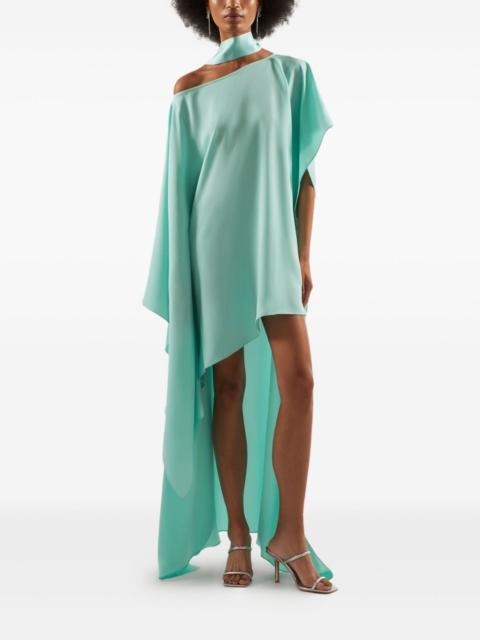 Trebbia asymmetric-neckline maxi dress