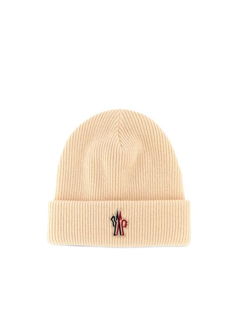logo-patch beanie hat