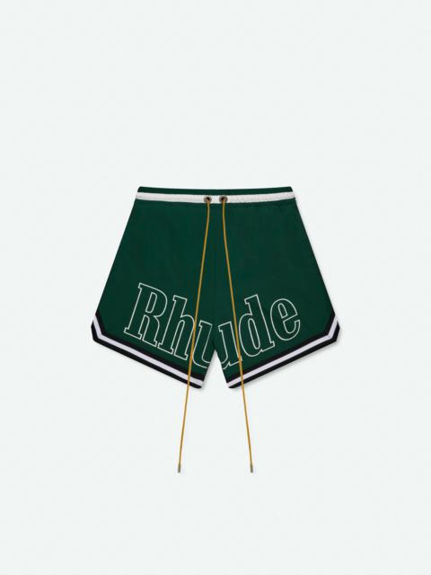 RHUDE BASKETBALL SWIM TRUNKS