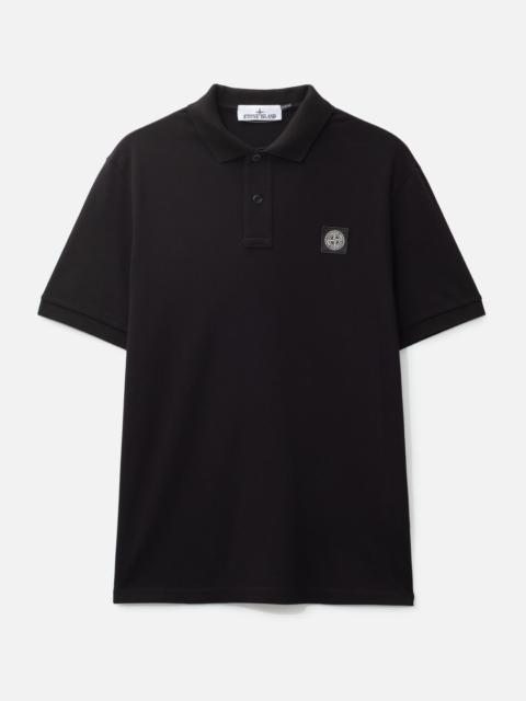 COTTON-BLEND PIQUÉ POLO SHIRT