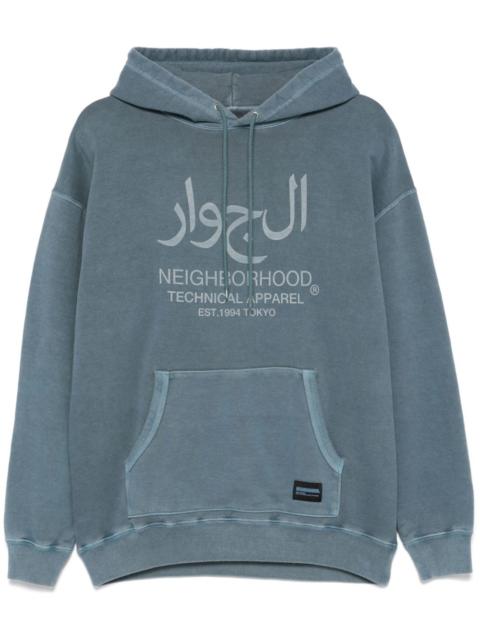 logo-print hoodie