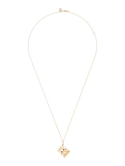 The Perfect Match 14K Yellow Gold Diamond Necklace gold