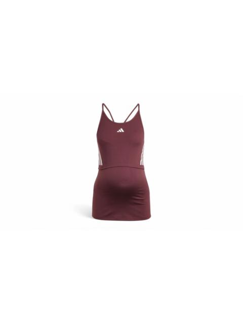 adidas Women's Maternity Tank Top Aurora Ruby/Brown