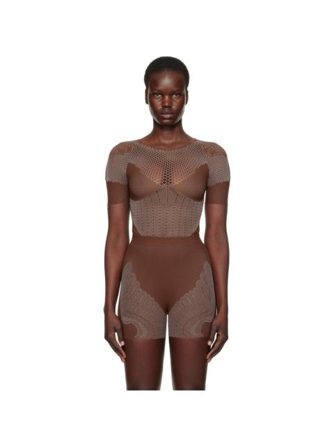 Brown Vivian Bodysuit