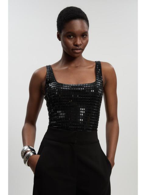 Premium Crystal Embellished Top