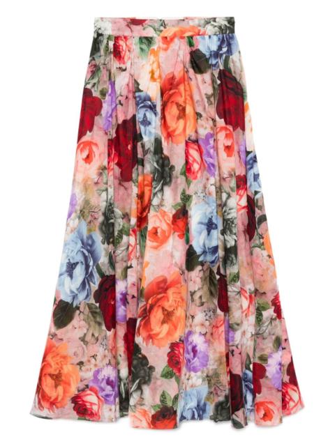 Nilda floral maxi skirt