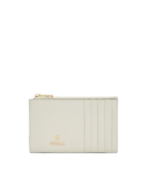 Camelia printed zip wallet