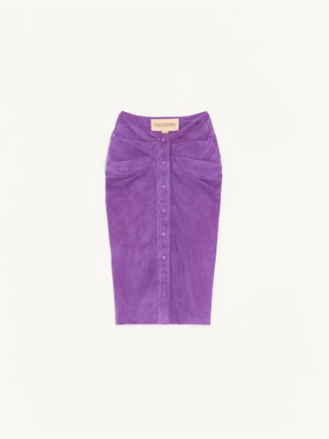 SUEDE SKIRT