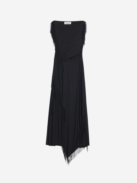 EMBROIDERED SLEEVELESS DRESS