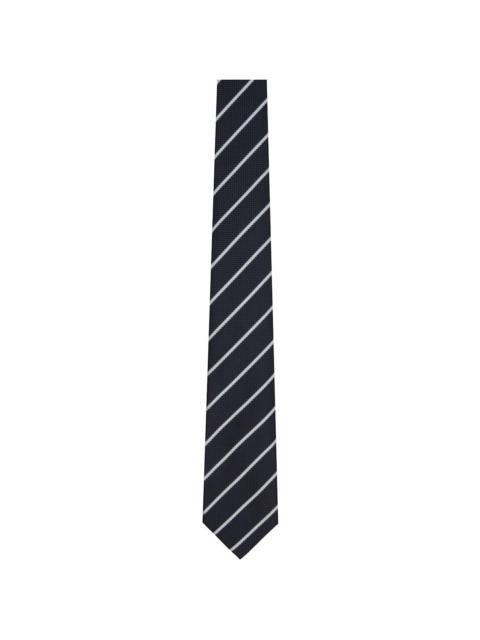 Navy Alternate Weave Regimental Tie