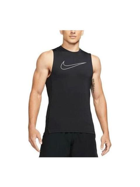 Nike Pro Dri-FIT Slim Fit Sleeveless Top 'Black' DD1977-010