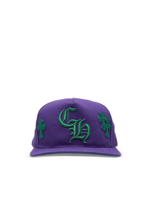 logo-embroidered baseball cap
