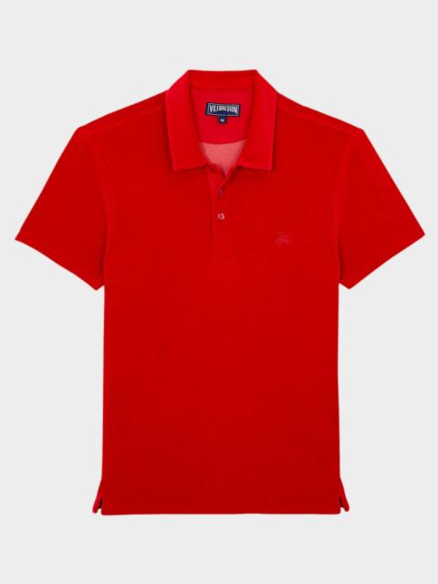 Men's Organic Terry Polo Shirt