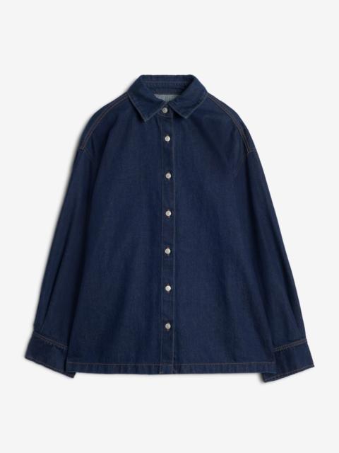 MANKIND Pleated Overshirt in Franklin