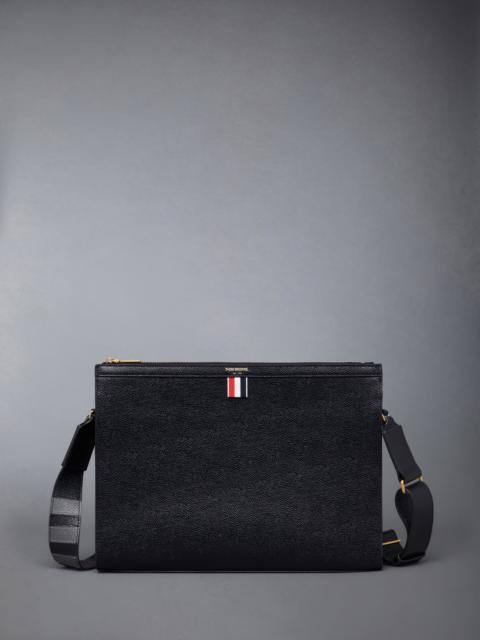 4-Bar leather crossbody bag