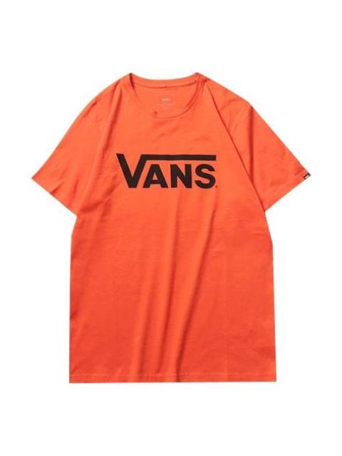 Vans Classic Logo Printing Short Sleeve Couple Style VN0A4MM6TDY