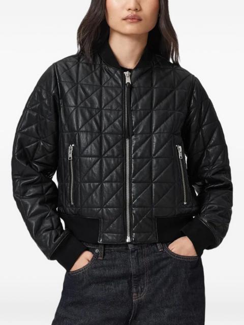 Carly quilted zip-up jacket