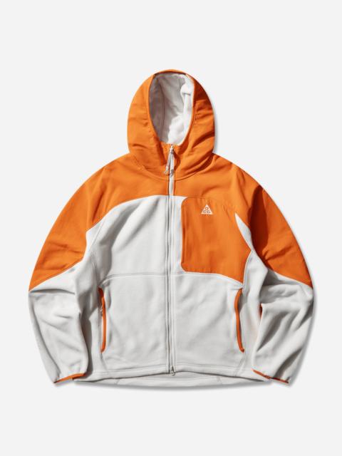 Men's ACG 'Wolf Tree' Plus Full-Zip Hooded Mid Layer Safety Orange / Photon Dust