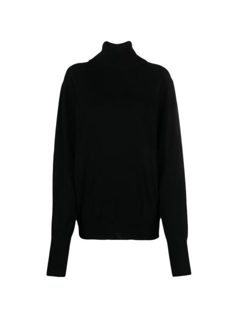 roll-neck cashmere jumper
