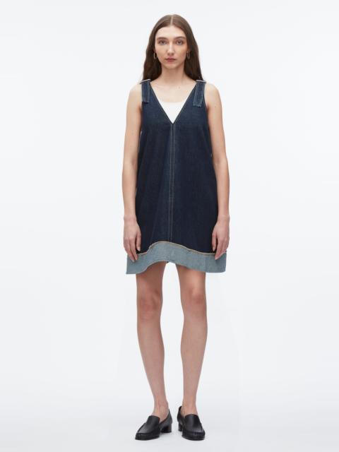 Denim Trapeze Mini Dress