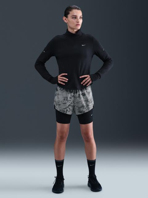 Nike Swift Women's Mid-Rise 2-in-1 Running Shorts with Reflective Accents