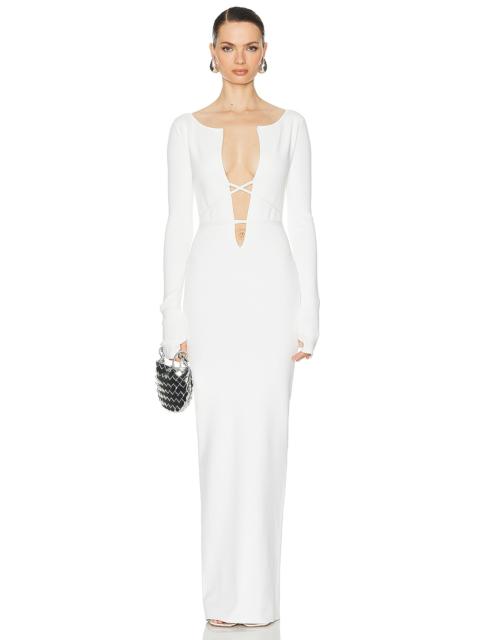 Niall Deep V Neck Dress