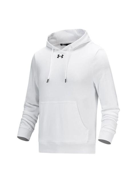 Under Armour Hustle Fleece Hoodie 'White' 21600303-100