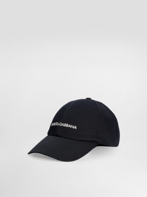 Cotton baseball cap with Dolce&Gabbana logo
